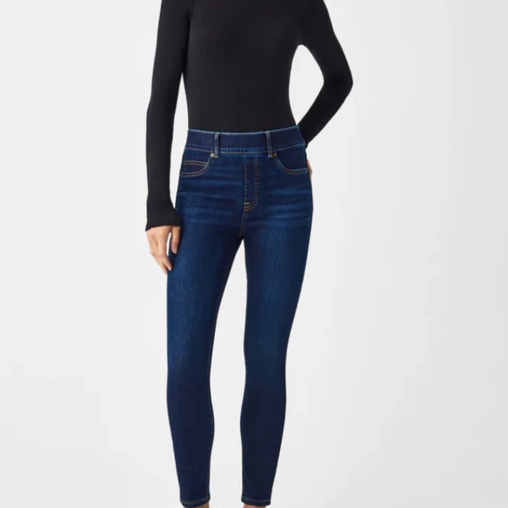 Spanx Ankle Skinny Jeans Midnight Shade